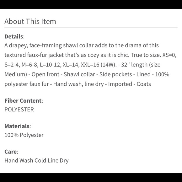 🎁BB Dakota Fab Moment Faux Fur Jacket/Coat🎁 - Picture 11 of 12